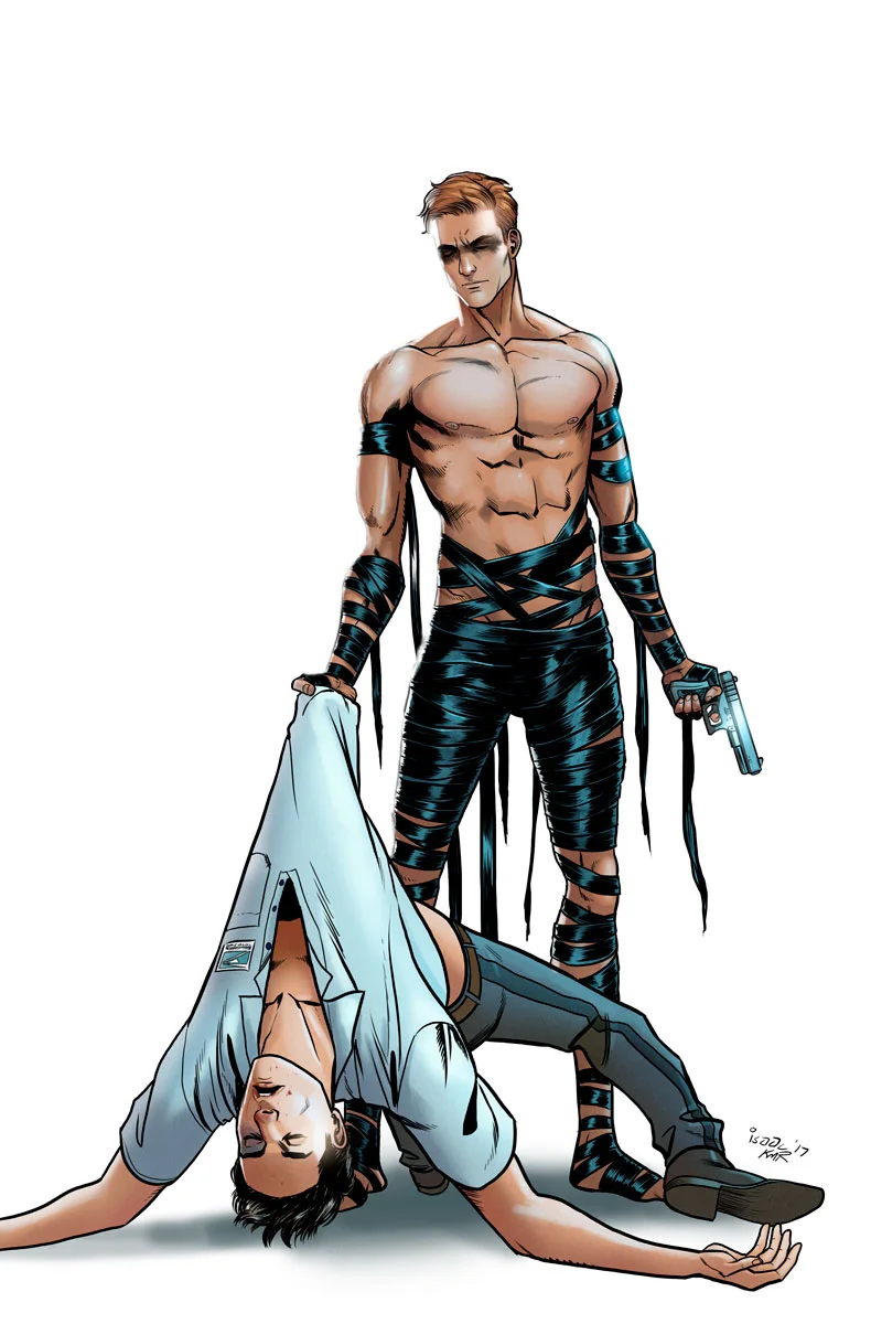 Lines by Isaac Goodhart. Colors by K. Michael Russell.