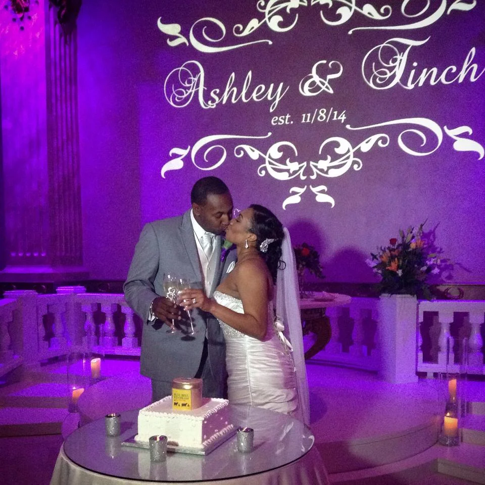 Ashley and Tinch at The Balcony Ballroom
