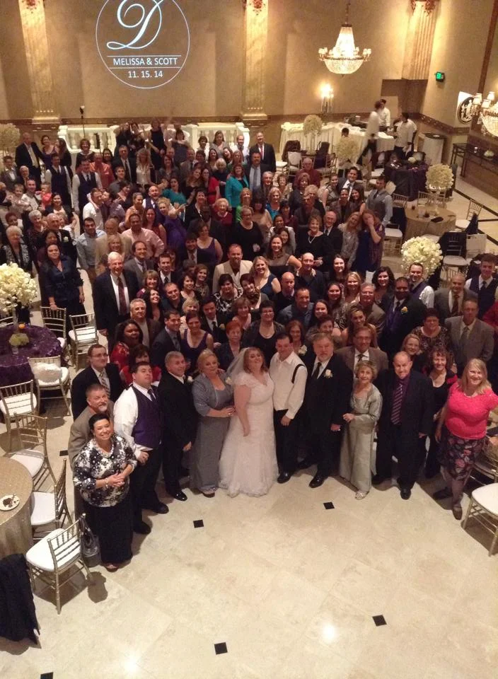 Melissa and Scott at The Balcony Ballroom