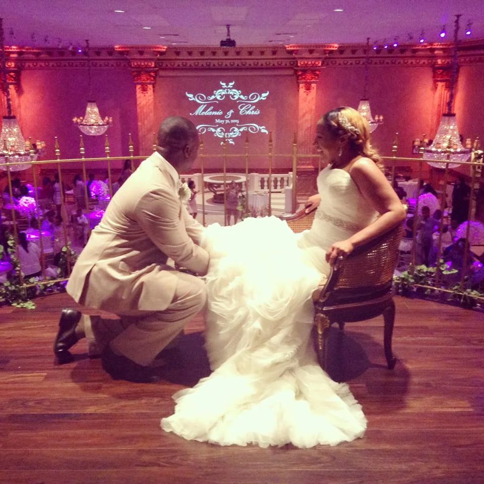 Melanie and Chris at The Balcony Ballroom