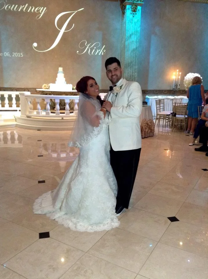Courtney and Kirk at The Balcony Ballroom 