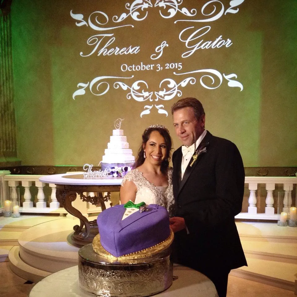 Theresa and Carl "Gator" at The Balcony Ballroom