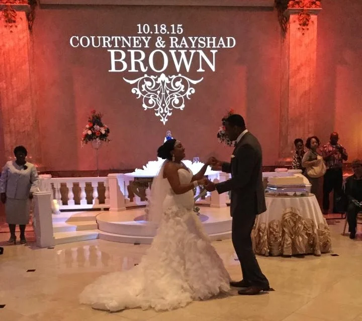 Courtney and Rayshad at The Balcony Ballroom