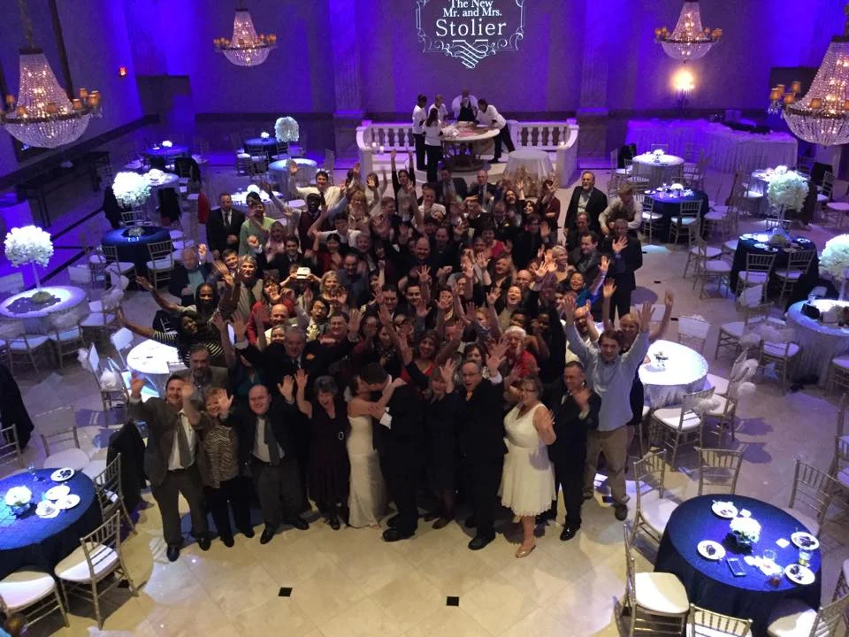 Rebecca and Mitchell at The Balcony Ballroom