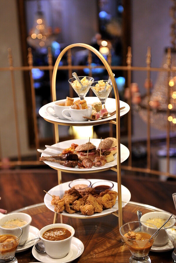 Tower of Treats for the Newlyweds