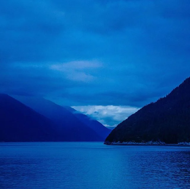 Twilight is one of my favorite words in the english language. I captured this at around 1am on my last trip to Alaska. The summer light reflecting from the blues of the Pacific has a special place in my nomadic memory. #alaskaphotography #summerblues