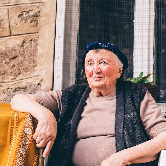 Archive: From the month I spent in Serbia with @forest2plate and @yaeereldar This woman made us an amazing home cooked meal and fed us grand-motherly love. I have always invited the calm energy that elders somehow project. It is as if there is an uns
