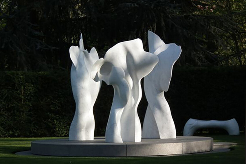 Helaine Blumenfeld 'The Space Within' Carrara marble