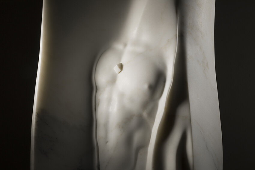 Eppe de Haan 'Memories' detail statuary marble