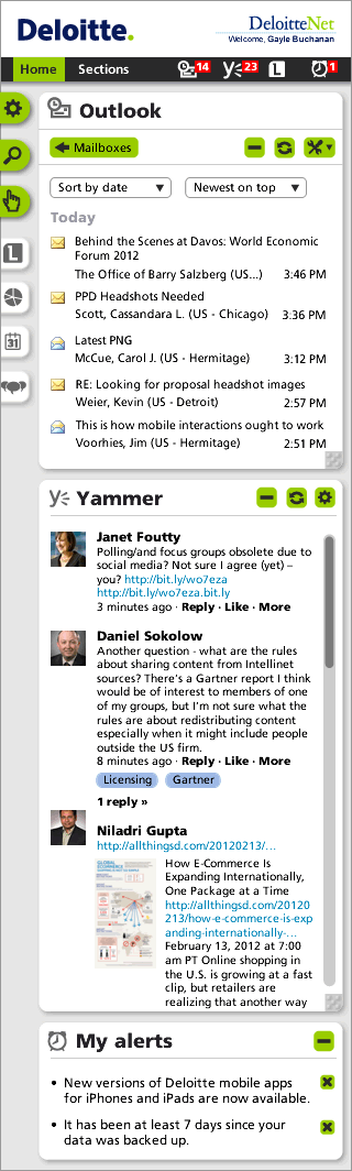 F. Home Page for Proposed Design 1, Smartphone View
