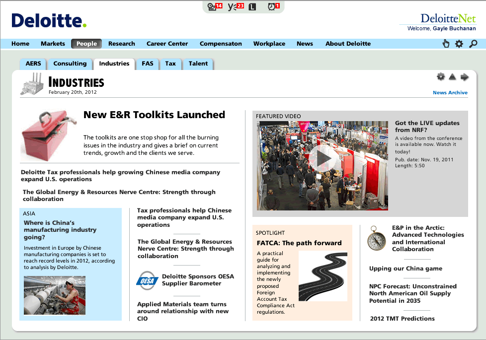 K. Secondary Page for Proposed Design 2, Desktop View