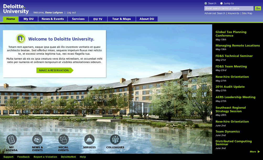 D. Home Page