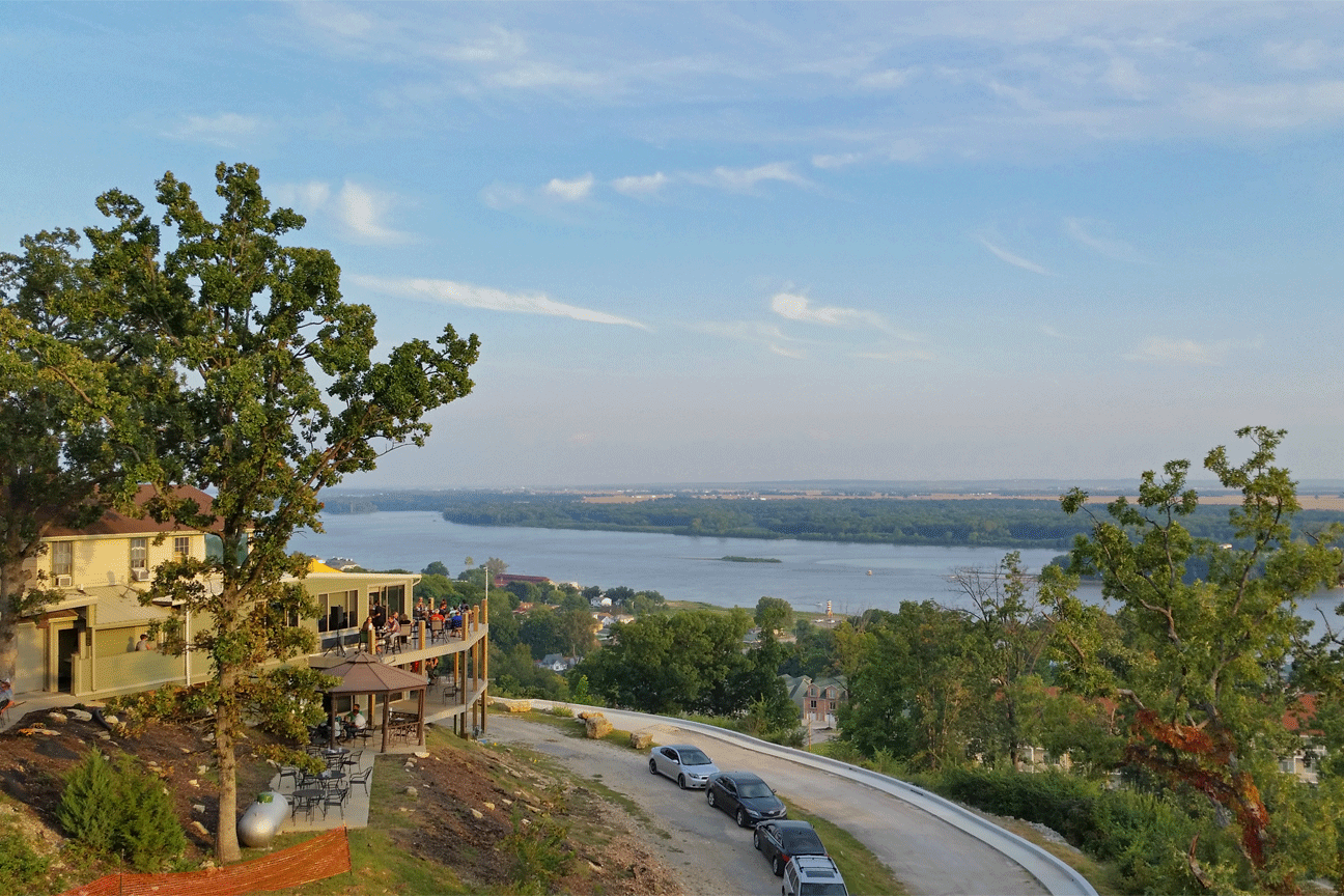 View of Aerie's Winery from the Terrace deck