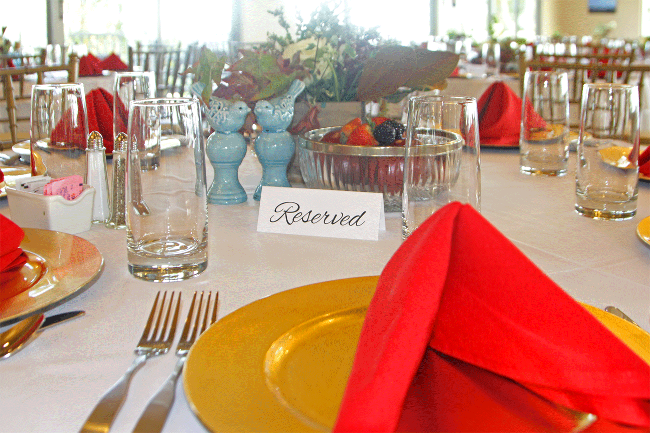 Terrace staged for Loy - Ribes wedding