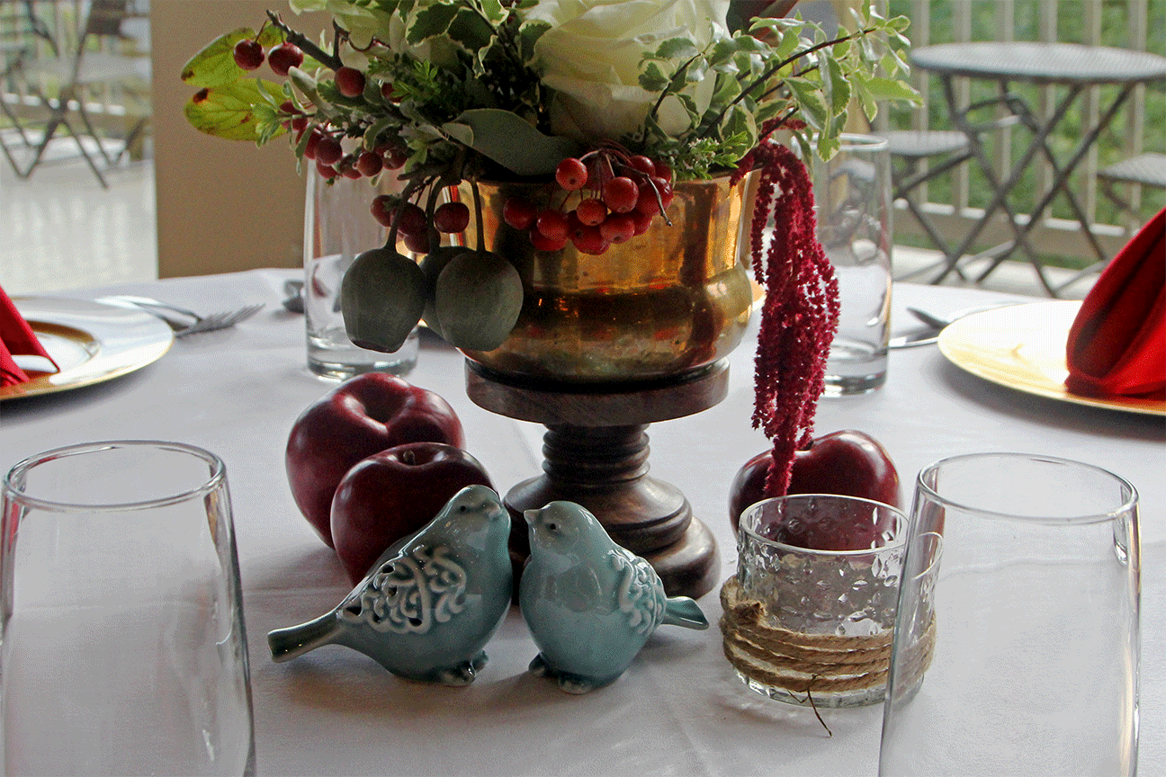 Terrace staged for Loy - Ribes wedding