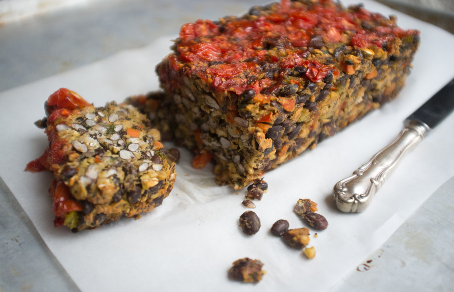 Black Bean Veggie Loaf