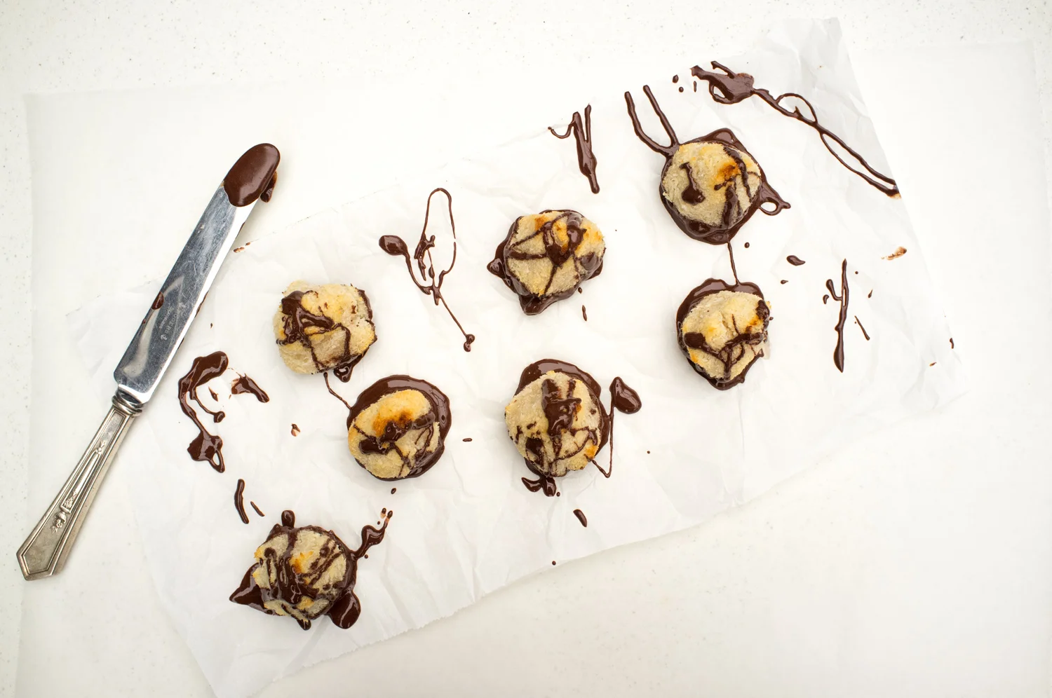 Vegan Chocolate Dipped and Drizzed