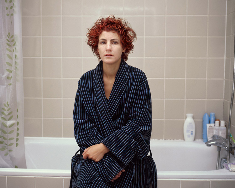 Liat in her bathroom, London 2005