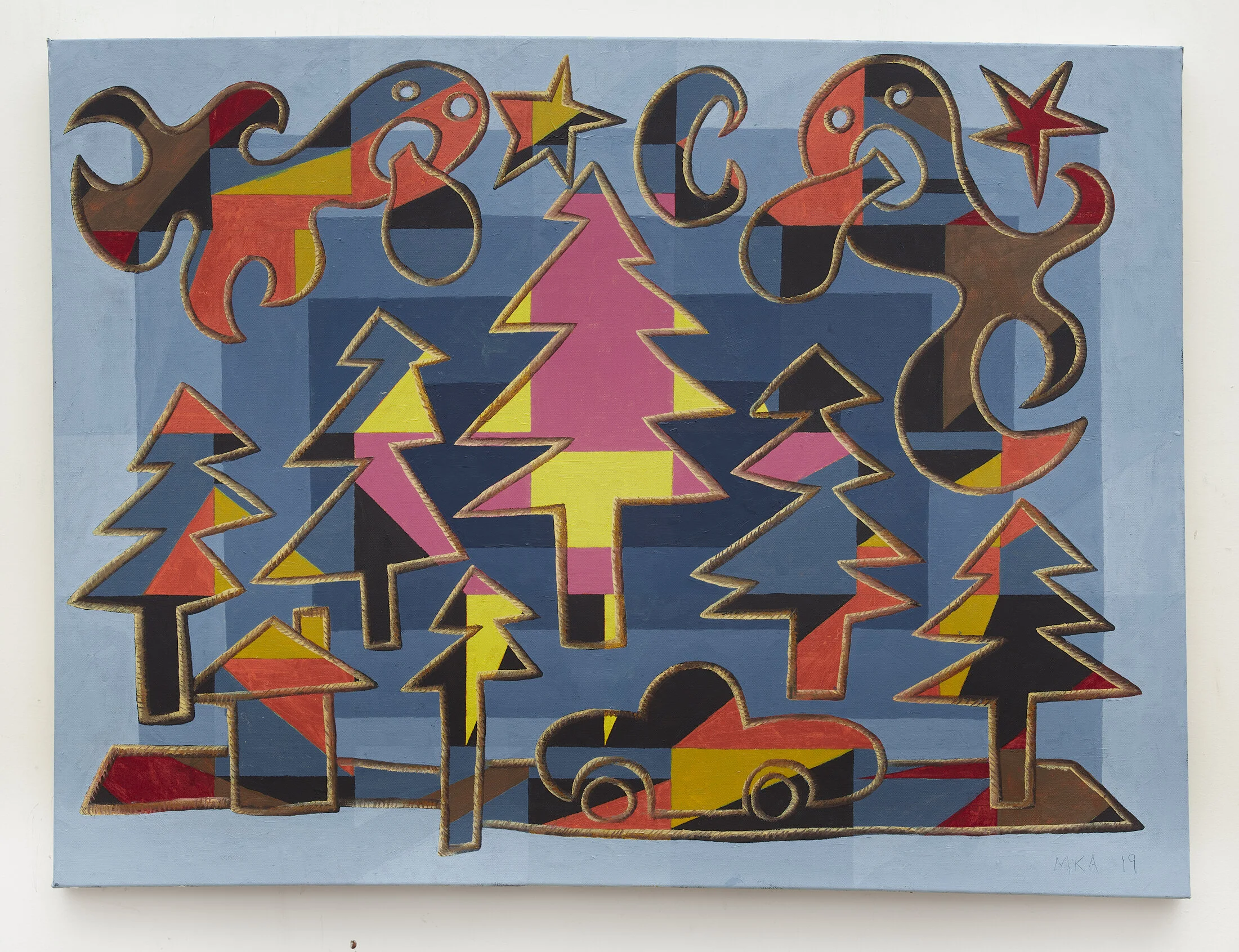 Pine Trees with Mouthy Ghosts