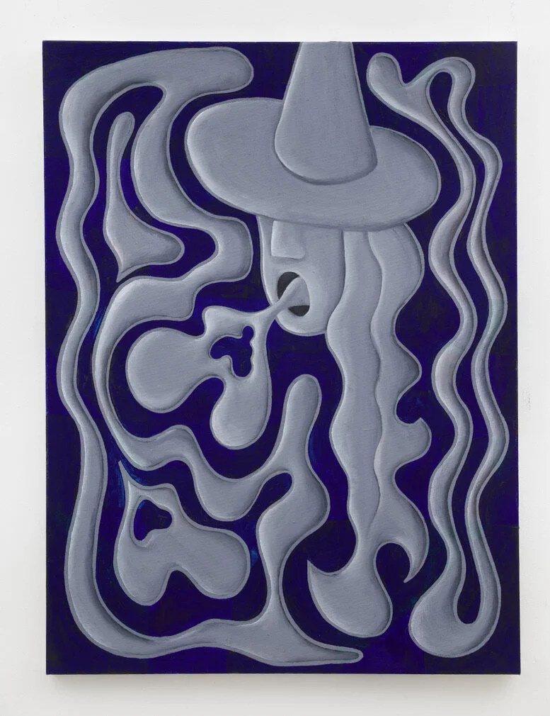  Oil on canvas // 40 x 30 in. // 2021 // Hot Breath 