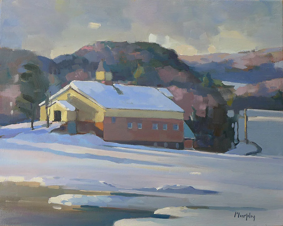 Willie Gray's Barn 16" x 20", $1,200, SOLD
