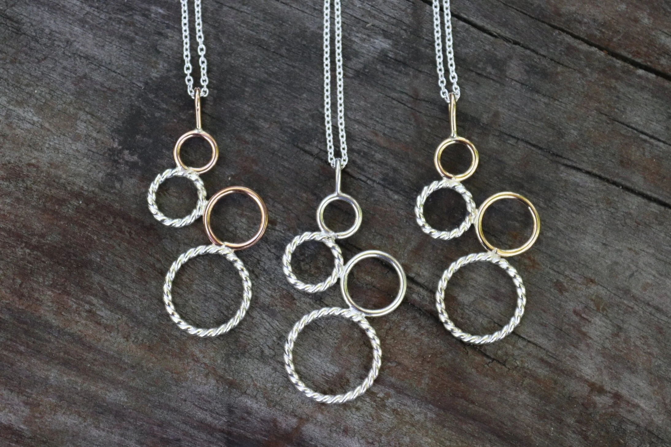 Handcrafted 4 Circle Pendant — DP 