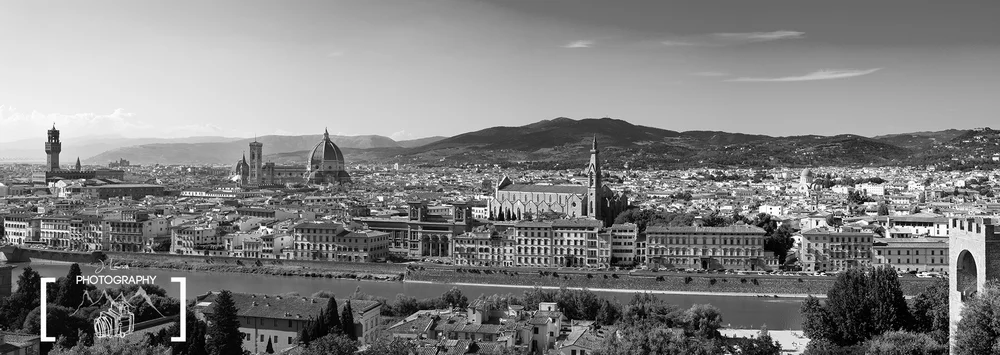 Overlooking Florence from Piazzale Michelangelo, photograph by Jared Lawson Photography