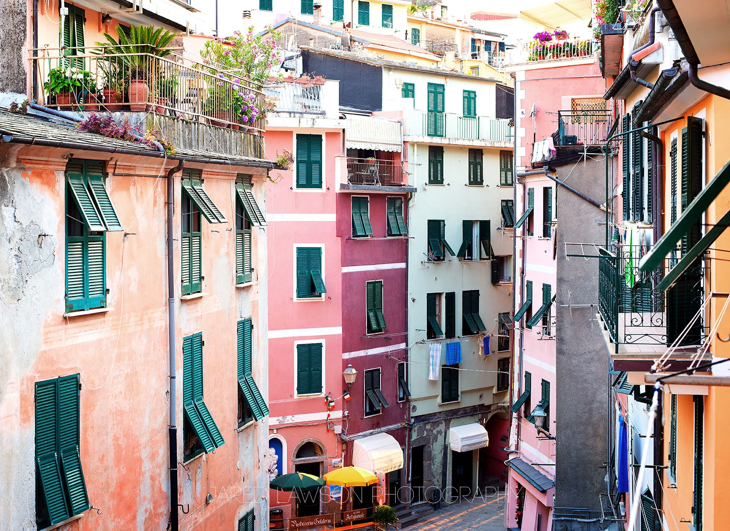 Vernazza Colored Houses Streets of Cinque Terre Italy
