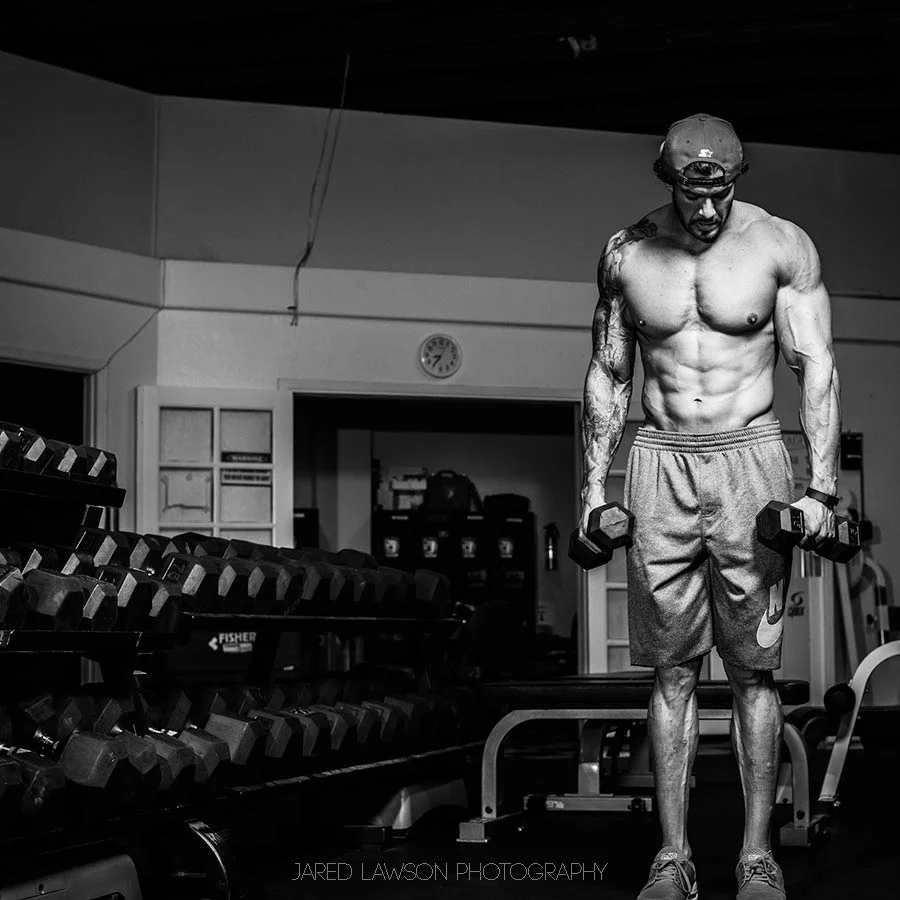 Men's Physique Training Portrait San Jose