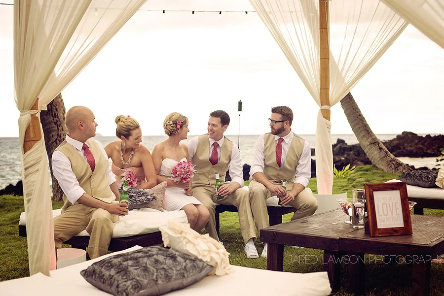 Hawaii Wedding Pictures Bridal Party