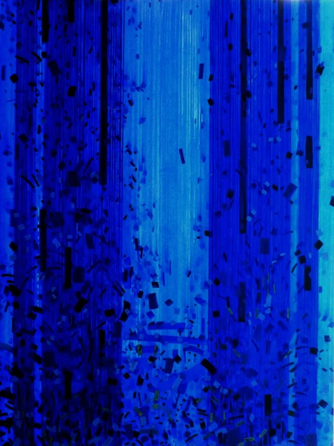 From the series Nocturne, 2011, mixed media on canvas, 80 x 60 in..JPG