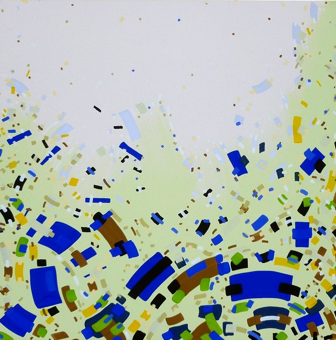 N-Jurgen Tarrasch, From the series Relieve,2011, 40x40in, own tech.on canvas..JPG