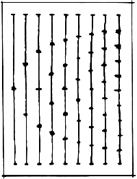 Рис 7(б). Деление линий на равные части(без фиксации)
