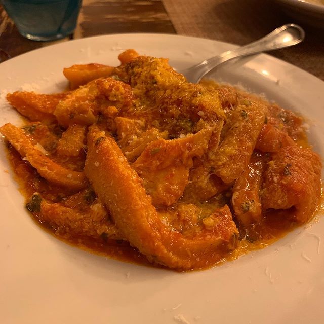 Trippa. Carbonara. Caccio e pepe. Pasta Fagiole. Amazing birthday meal at @osteriadal1931. Thank you @anthonybourdain.