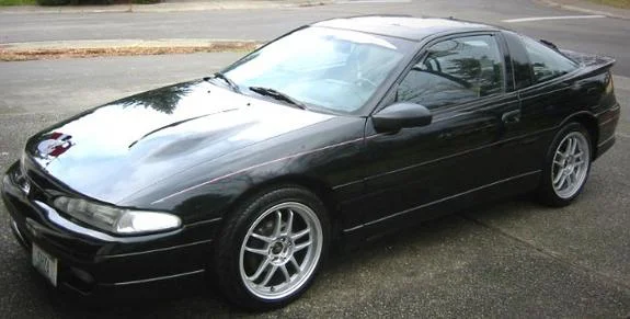 Mitsubishi Eclipse.... look at that hood bubble for the turbo charger!