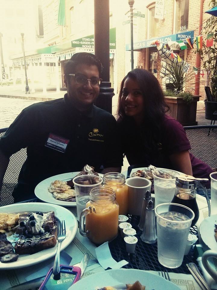 Creator Khurram Mehtabdin with his wife Sarah Syed