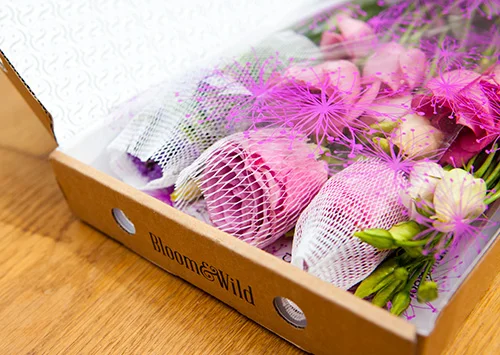 Think those beauty subscription boxes, but with flowers. They fit through the letterbox and everything! Postable flower subscription from Bloom & Wild, from £13.95