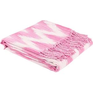 It's pink. It's got a cool print on it. Ikat Blanket, Zara Home, £29.99