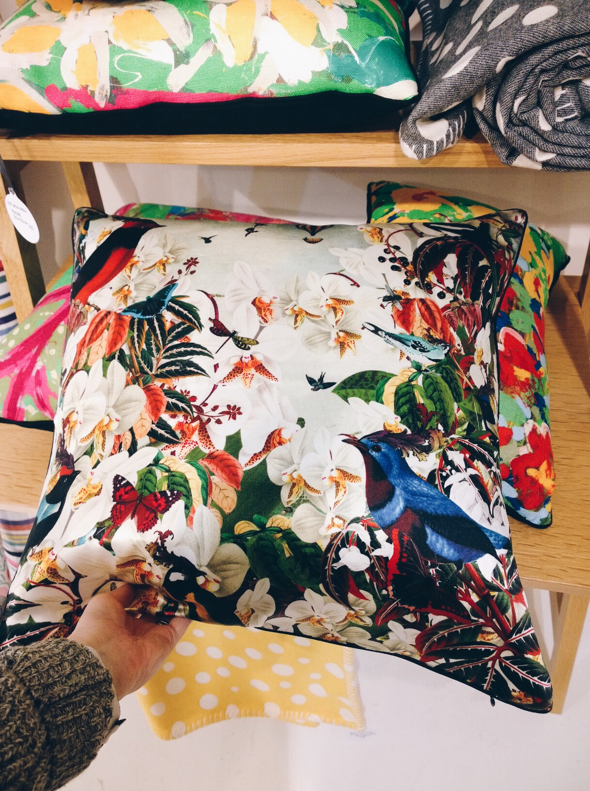 botanical cushion