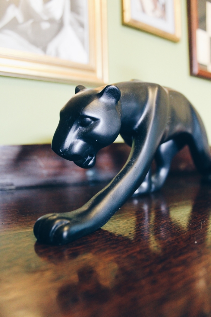 art deco panther