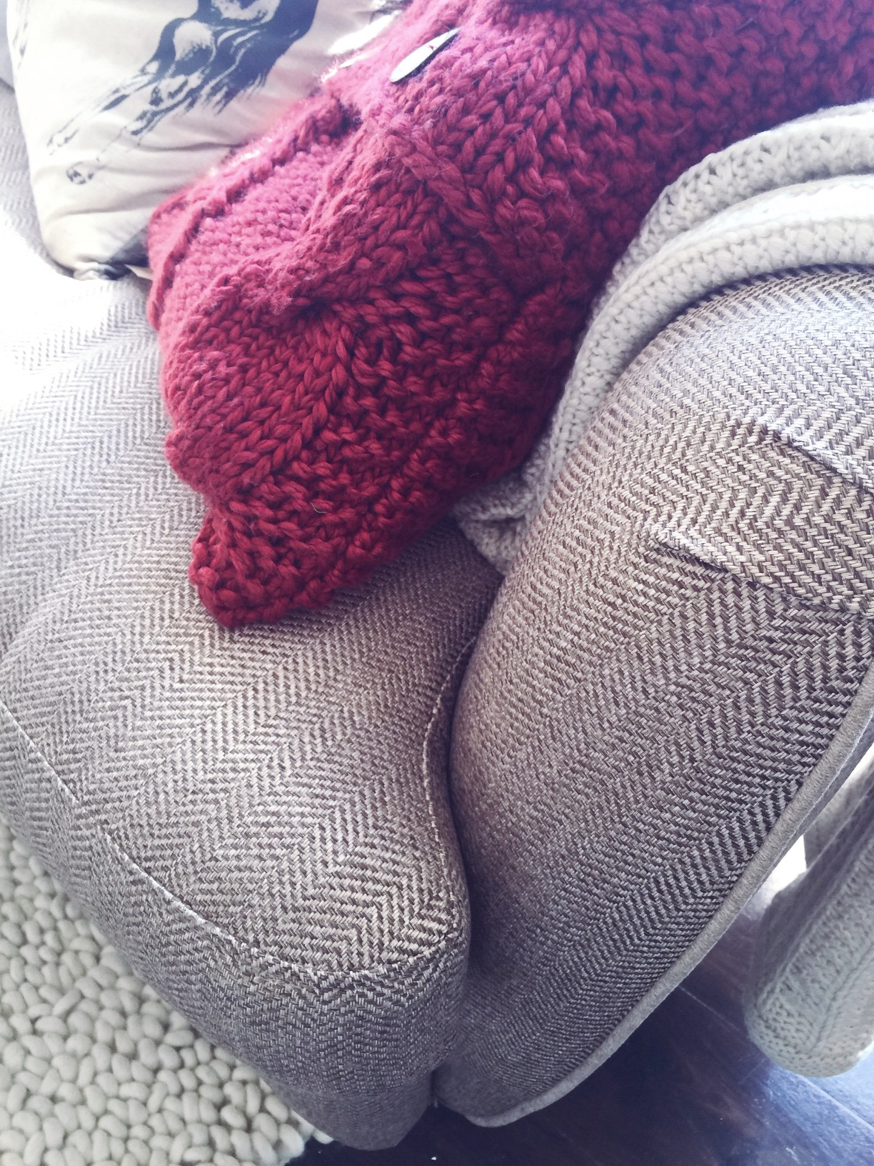 herringbone sofa