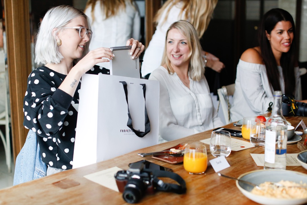 blogger event farfetch