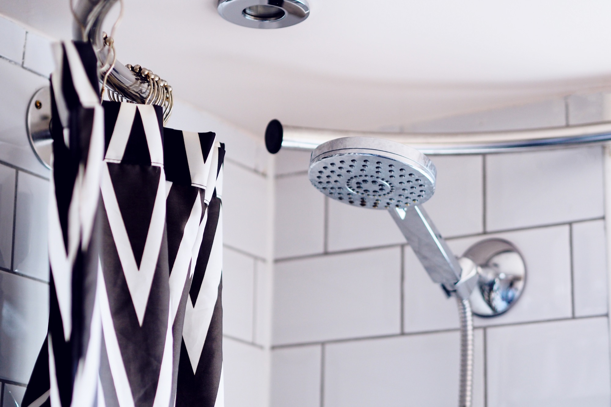 Really pleased with how this blush pink and green bathroom makeover turned out!