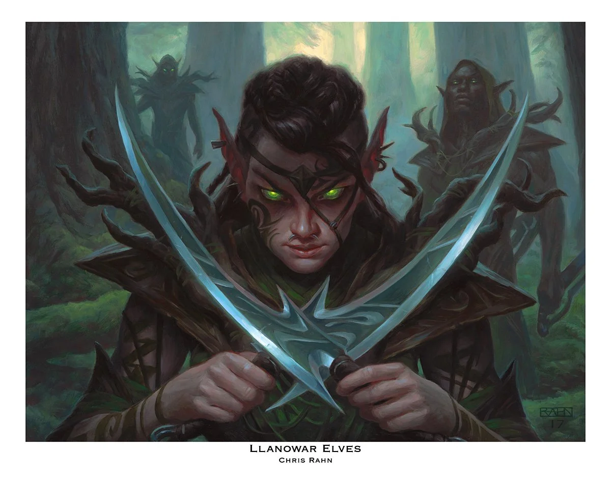 Llanowar Elves - Open Edition Print — The Art of Chris Rahn