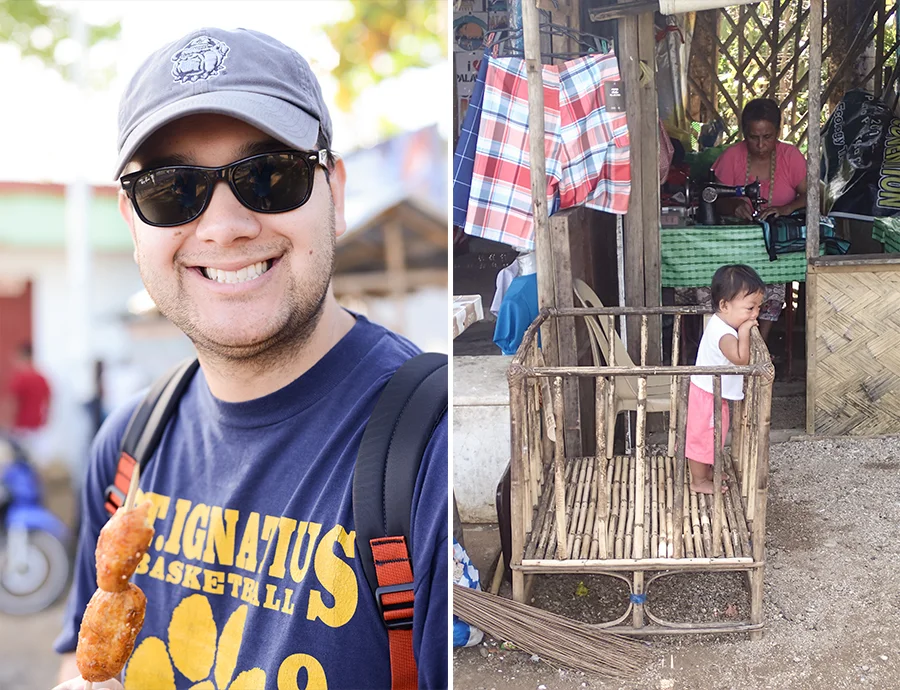 palawan philippines candied bananas kid child