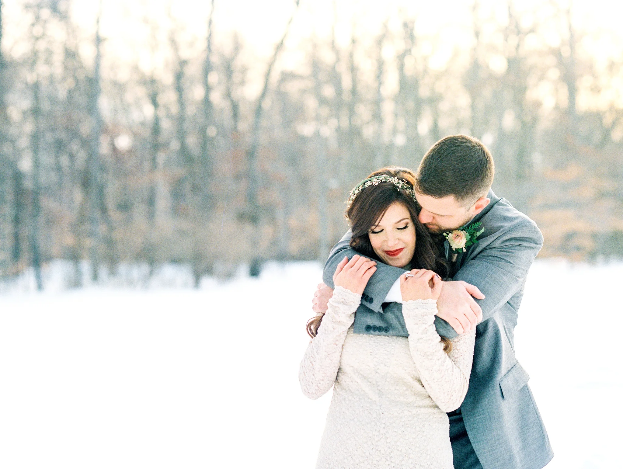 blizzard snow winter wedding editorial by washington dc fine art wedding photographer Lissa Ryan Photography