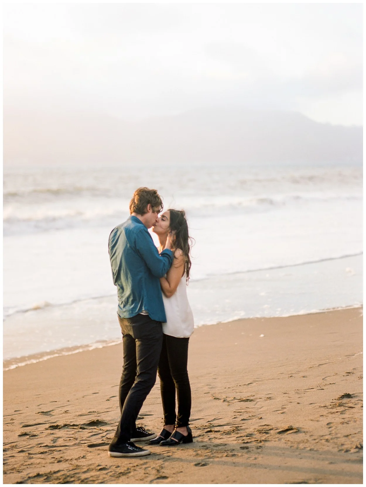 San Francisco Engagement Session at the Sutro Baths and Land's End by fine art destination wedding photographer Lissa Ryan Photography
