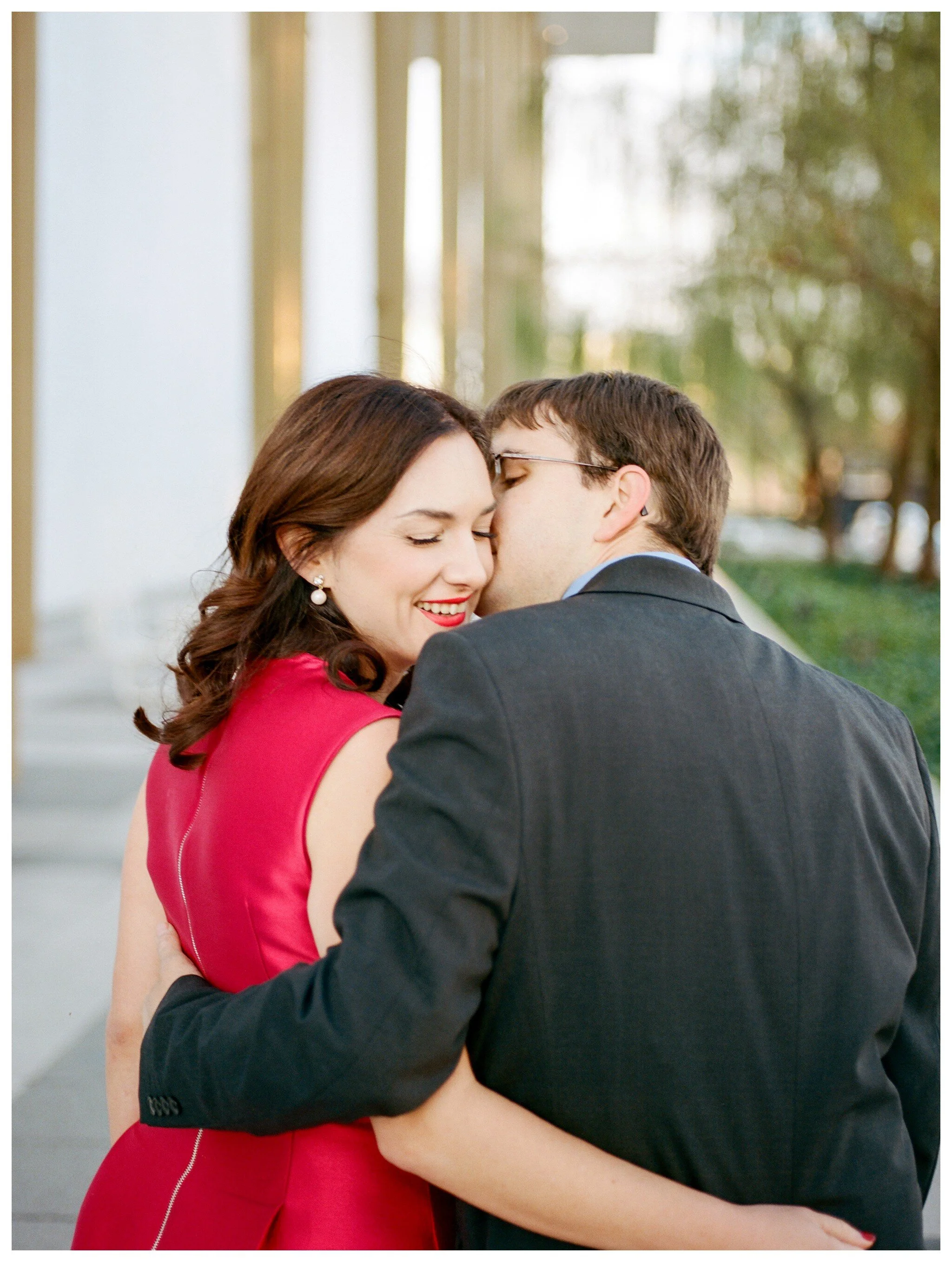 Winter Engagement Session at the Kennedy Center in Washington DC by fine art wedding photographer Lissa Ryan Photography