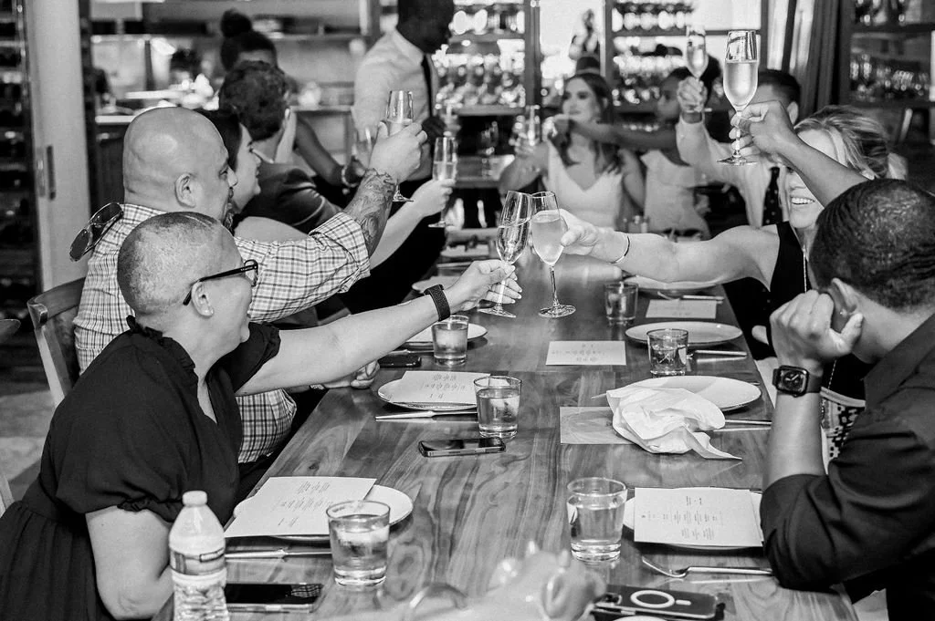 Intimate wedding celebration brunch at Blue Duck Tavern in Washington DC