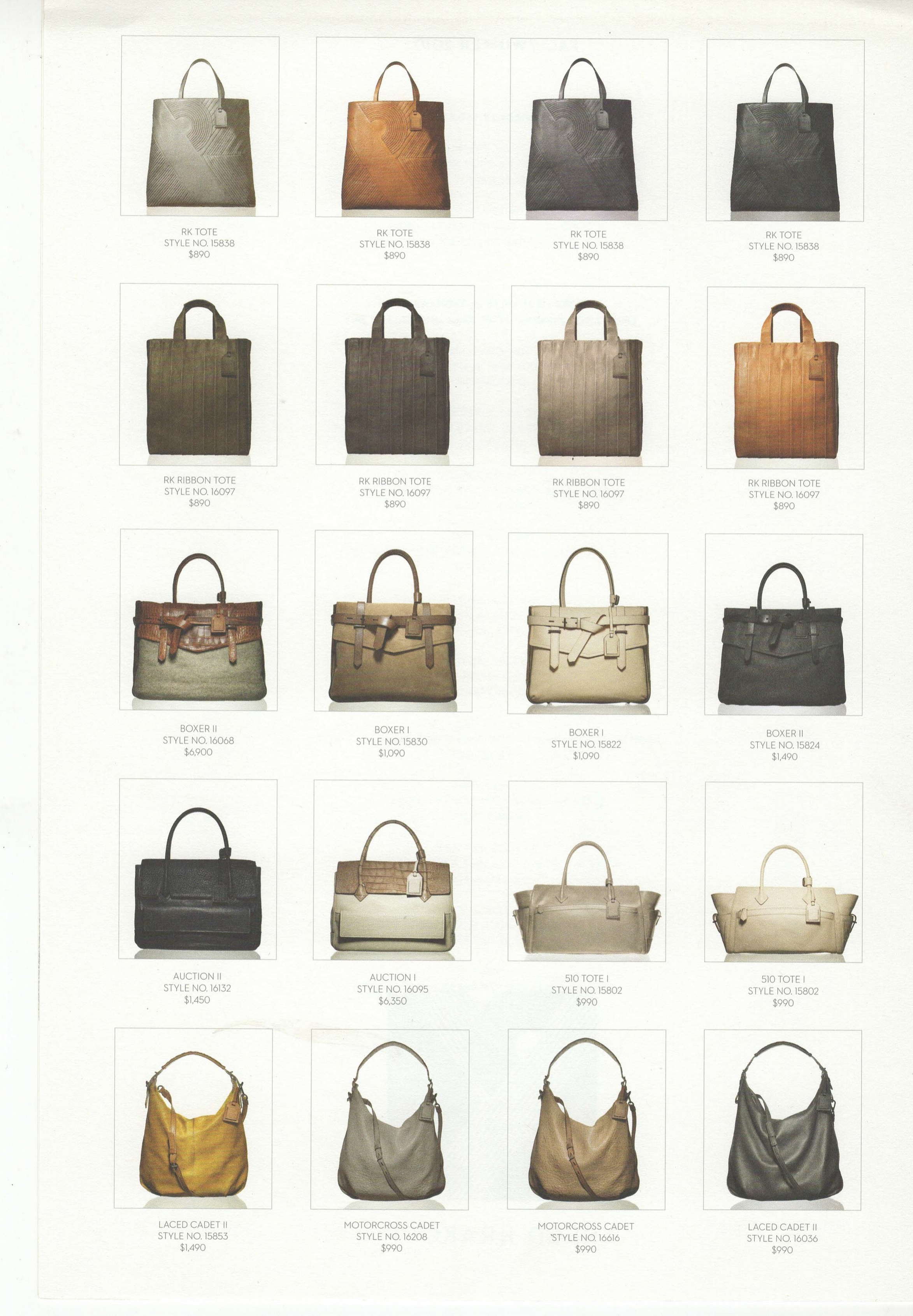 RK Handbag Collection 